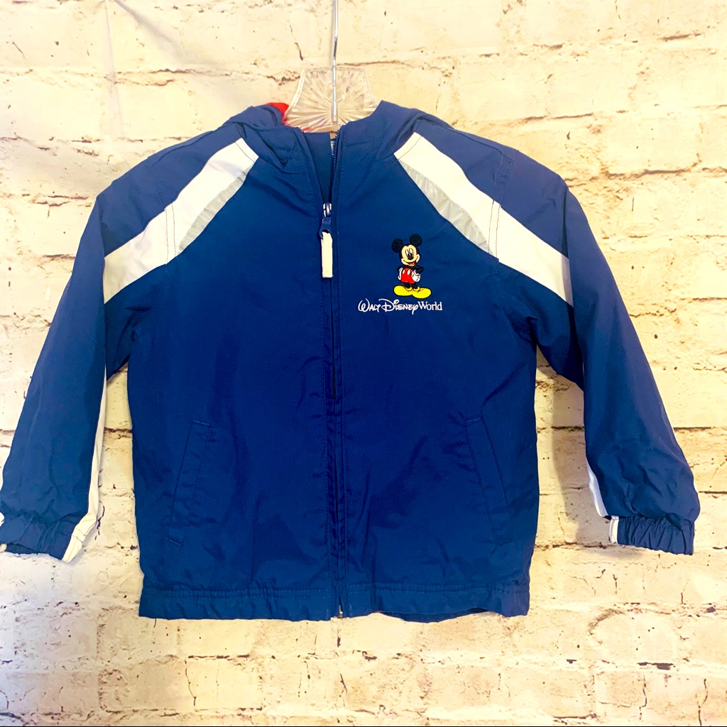 Disneyland Resort Mickey Mouse Embroidered Zip Up Jacket